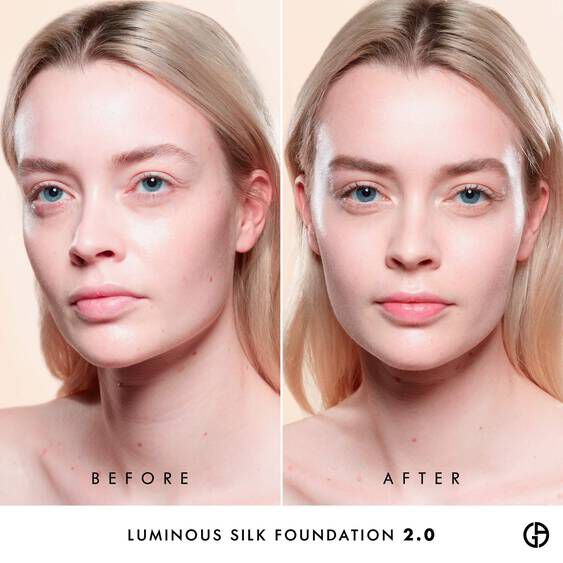 Armani luminous silk foundation before after online